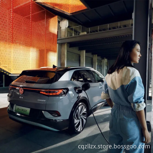 VW ID.4Crozz Pro χρησιμοποιείται ηλεκτρικά αυτοκίνητα SUV Pure Electric High Endurance 0.5 ώρες γρήγορη χρέωση Φτηνές οικογενειακές SUV Νέο ενεργειακό οχήματα
